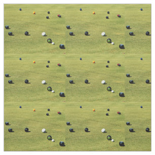 Tissu Jeu De Boules De Pelouse,