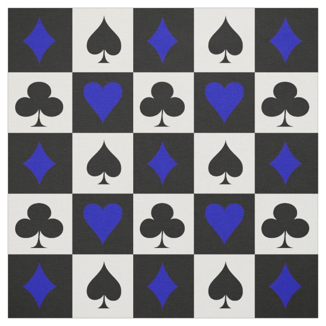 Tissu Jeu de cartes (Échantillon)