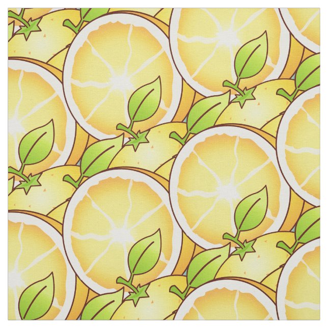 Tissu Jicy Oranges (Échantillon)