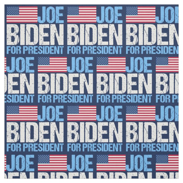 Tissu Joe Biden, Président (Échantillon)