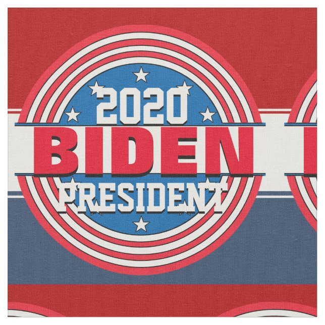 Tissu Joe Biden Président 2020 (Fermer)