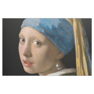 Tissu Johannes Vermeer - Fille avec une oreille perle
