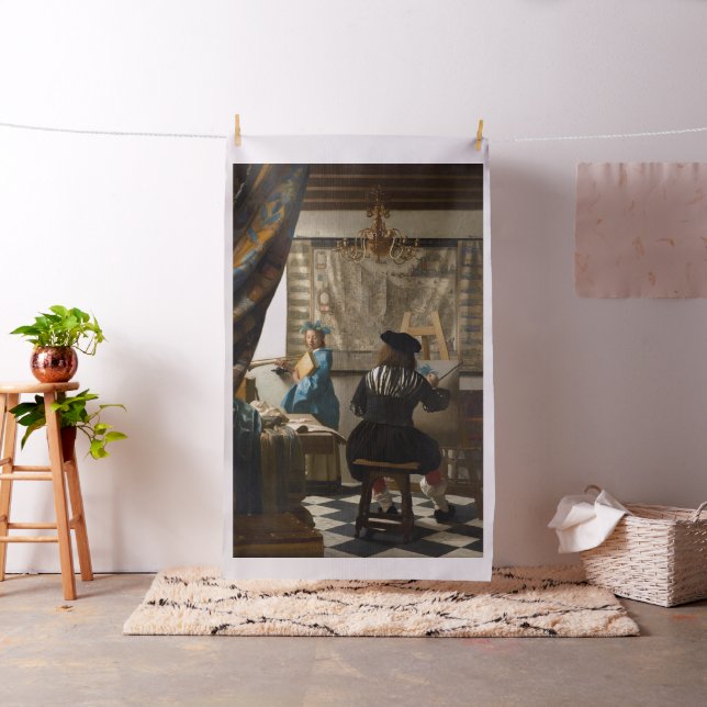 Tissu Johannes Vermeer - L'Allégorie de la Peinture (In Situ)