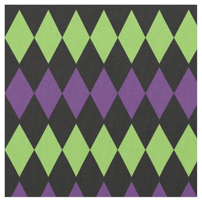 Tissu Joker de diamant sur le noir (Fermer)