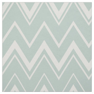Tissu Joli motif chevron turquoise pastel