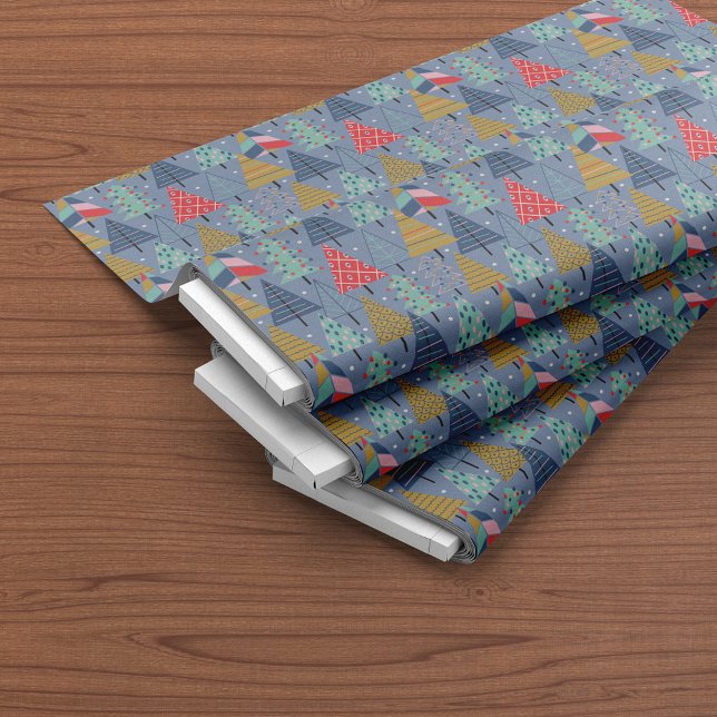Tissu Joli motif de Noël | Bleu (Créateur téléchargé)