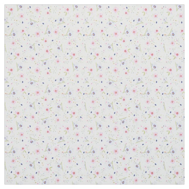 Tissu Joli motif floral (Échantillon)