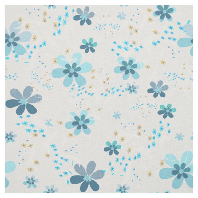Tissu Joli motif floral, fleurs (Échantillon)