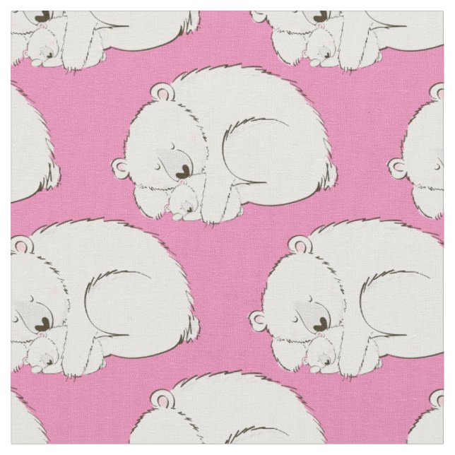Tissu Joli Polar Ours Bébé Décor Nourriture (Fermer)