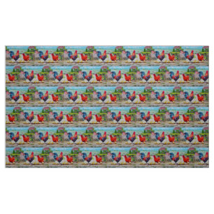 Tissu Joli poulet