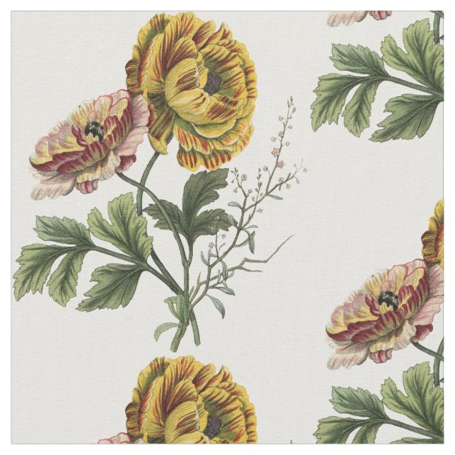 Tissu Jolies fleurs Vintages (Fermer)