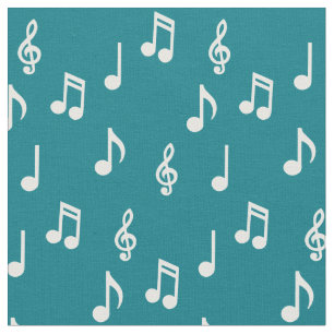 Tissu Jolies notes de musique Musicien Professeur