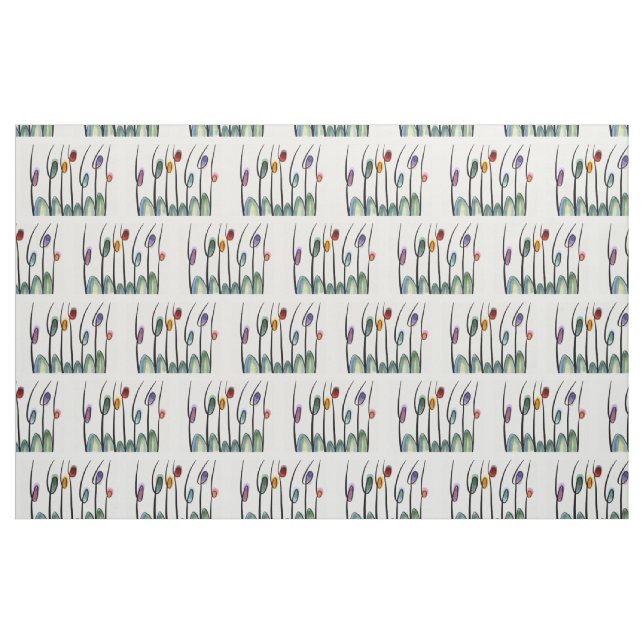 Tissu Jolies tulipes (Fat Quarter)