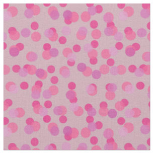 Tissu jolis pois roses