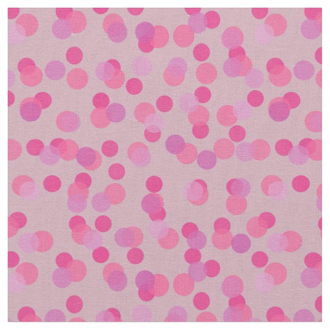 Tissu jolis pois roses (Fermer)
