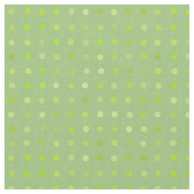Tissu Jolis pois verts (Fermer)