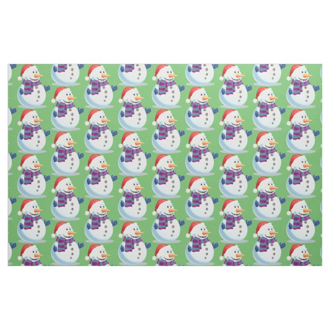 Tissu Jolly Snowman (Fat Quarter)