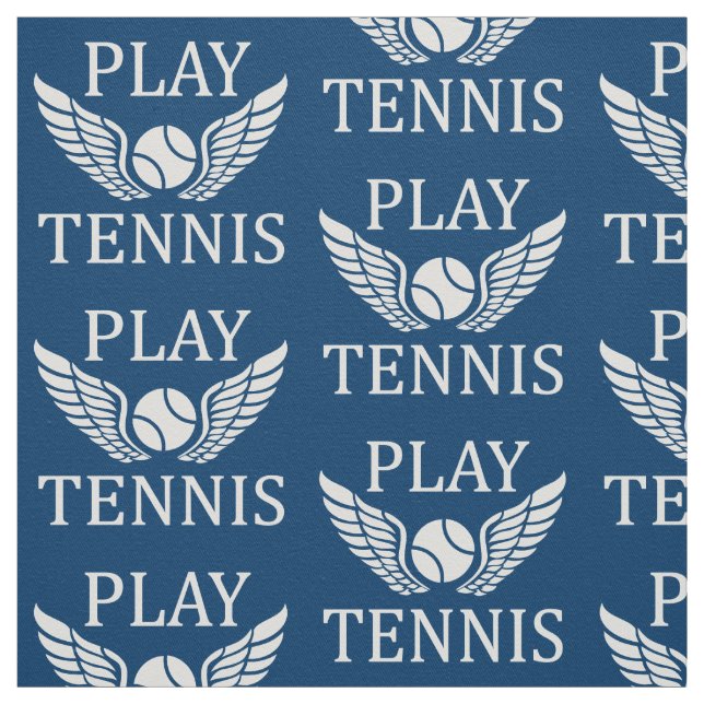 Tissu Jouer au tennis (Échantillon)