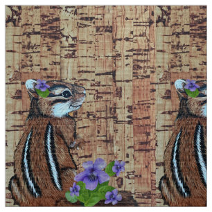 Tissu Jouer dans les violettes du printemps