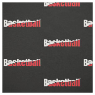 Tissu Joueur de basket-ball Abstrait Swish - Word Art