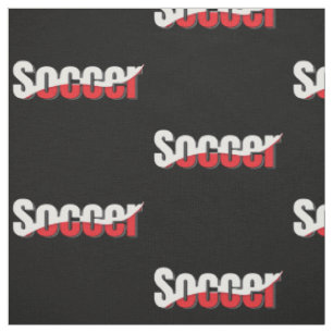 Tissu Joueur de Football Abstrait Swish - Word Art