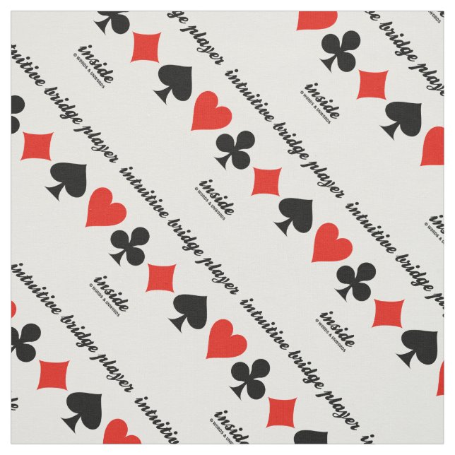 Tissu Joueur de pont intuitif à l'intérieur des combinai (Échantillon)