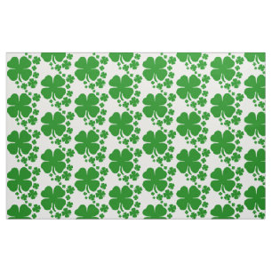 Tissu Jour de la Saint Patrick Clover Shamrock Motif Des