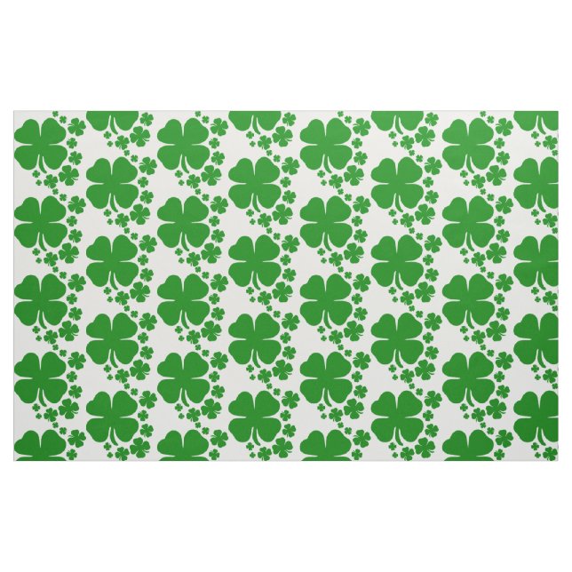 Tissu Jour de la Saint Patrick Clover Shamrock Motif Des (Fat Quarter)
