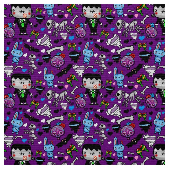 Tissu Jour des morts Día de los Muertos (Échantillon)
