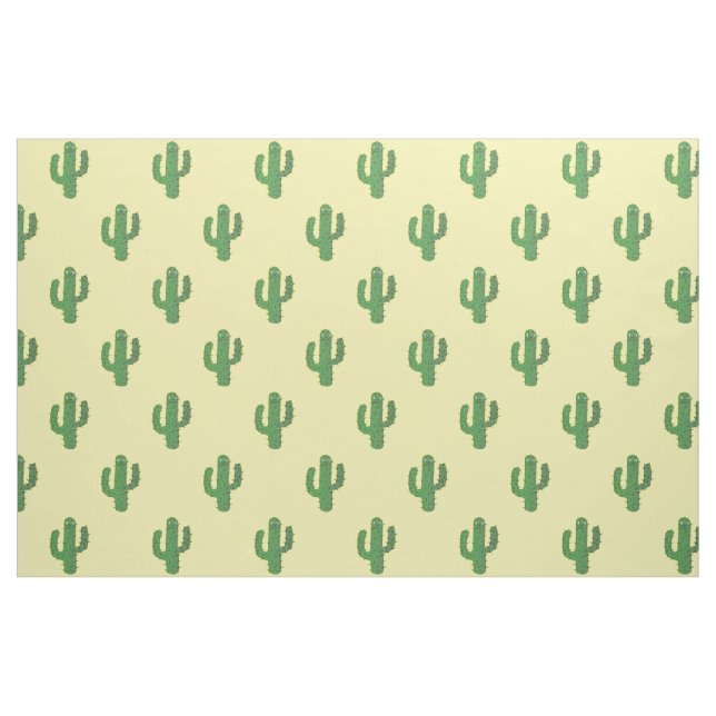 Tissu Jour des morts heureux Cactus Patterned (Fat Quarter)