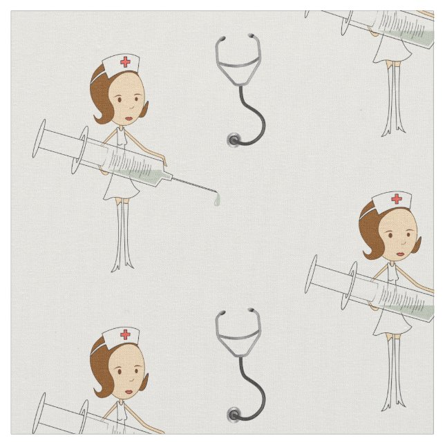 Tissu Journée internationale des infirmières (Fermer)