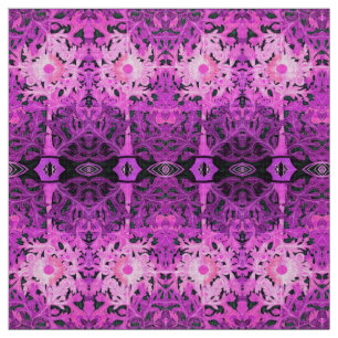 TISSU JOURNÉE PURPLE ROSE / MARGUERITE / MARGHERITA