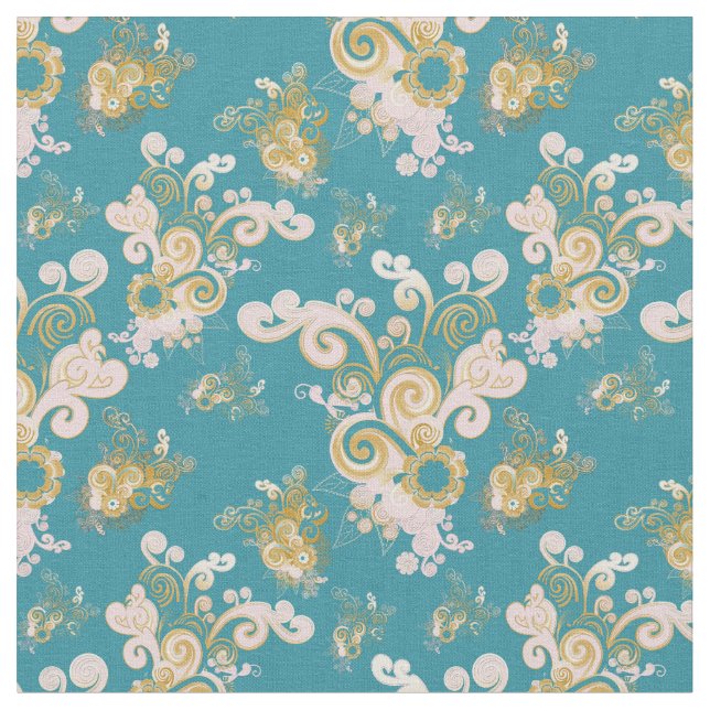 Tissu Joyeuse abstraite fleur pétale répétition (Fermer)