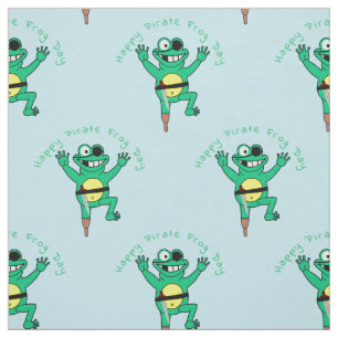 Tissu Joyeuse journée de la grenouille pirate Thunder_C