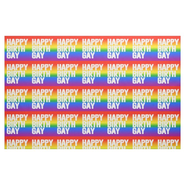 Tissu Joyeux Birthgay (Fat Quarter)