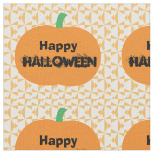 Tissu Joyeux Citrouilles d'Halloween