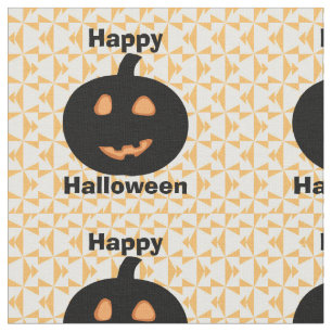 Tissu Joyeux Citrouilles d'Halloween