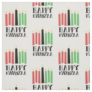 Tissu Joyeux Kwanzaa