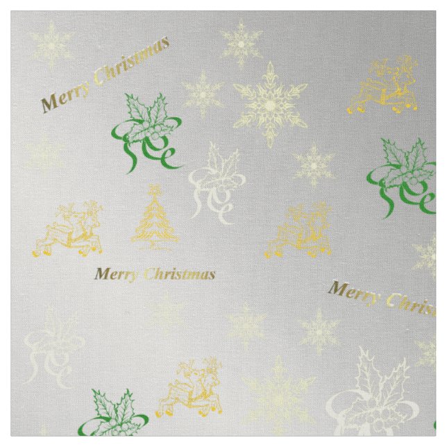 Tissu joyeux noël (Fermer)