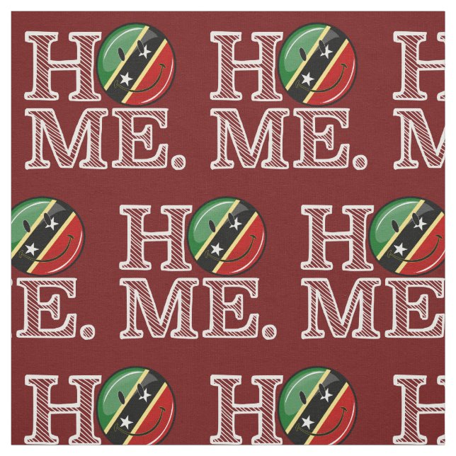 Tissu Joyeux Saint Kitts Drapeau Maison Warmer (Échantillon)
