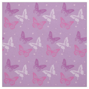 Tissu juif de papillon d'étoile de David