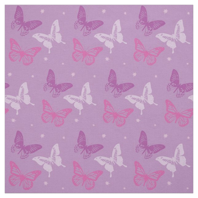 Tissu juif de papillon d'étoile de David (Échantillon)