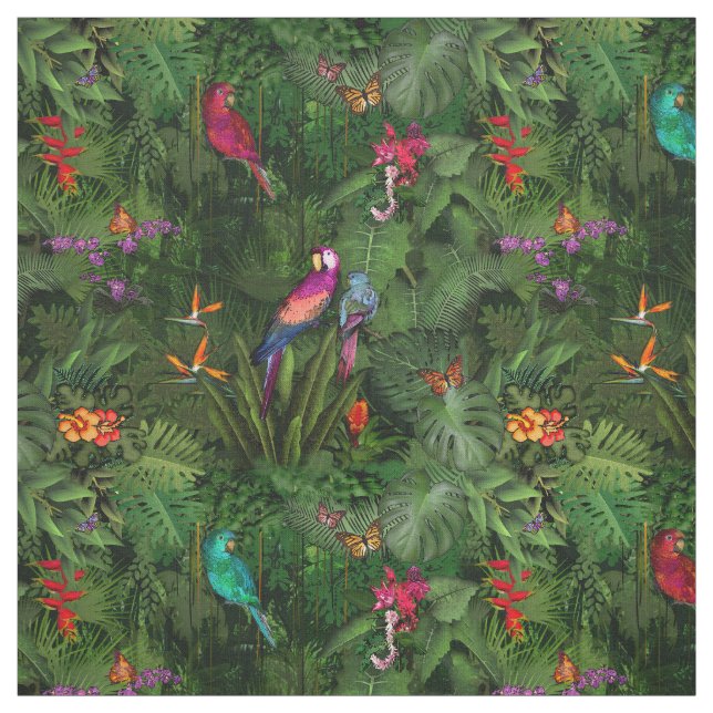 Tissu Jungle (Échantillon)
