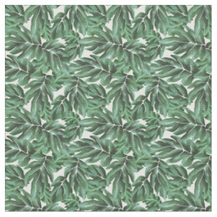 Tissu Jungle Feuilles Monstera Green