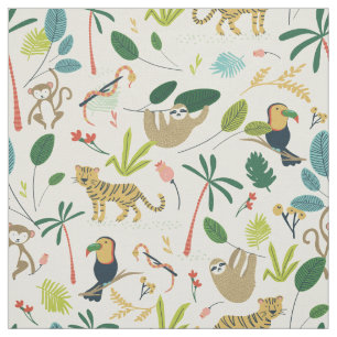 Tissu Jungle luxuriante