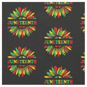 Tissu Junten Tournesol Rouge Vert Jaune Matériel