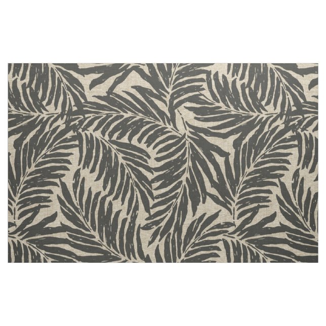 Tissu Kahanu Palms Hawaiian Linen Texture (Yard)