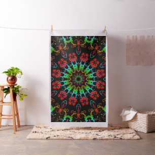 Tissu Kaleidoscope Fleur Hibiscus II + votre idée
