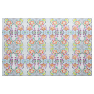 Tissu Kaléidoscope floral de papillon