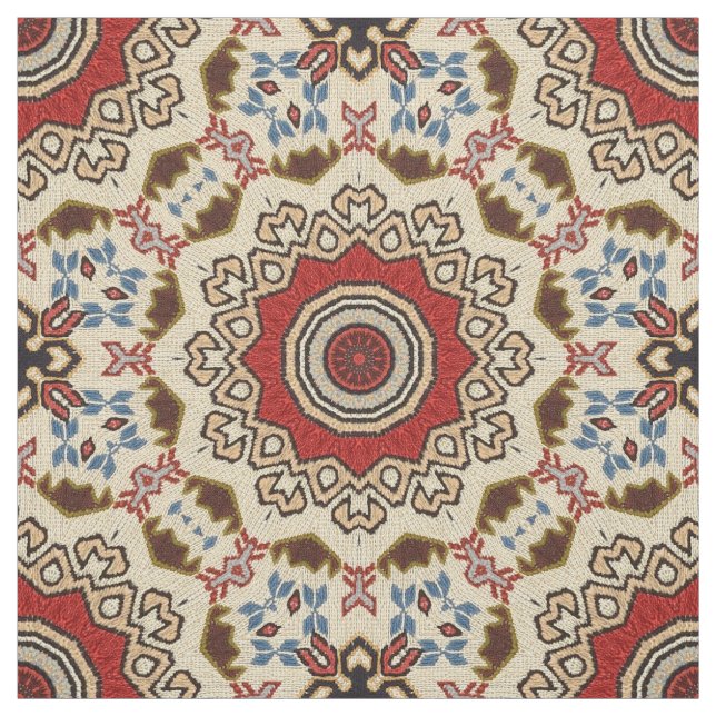 Tissu Kaléidoscope turc de tapis (Échantillon)